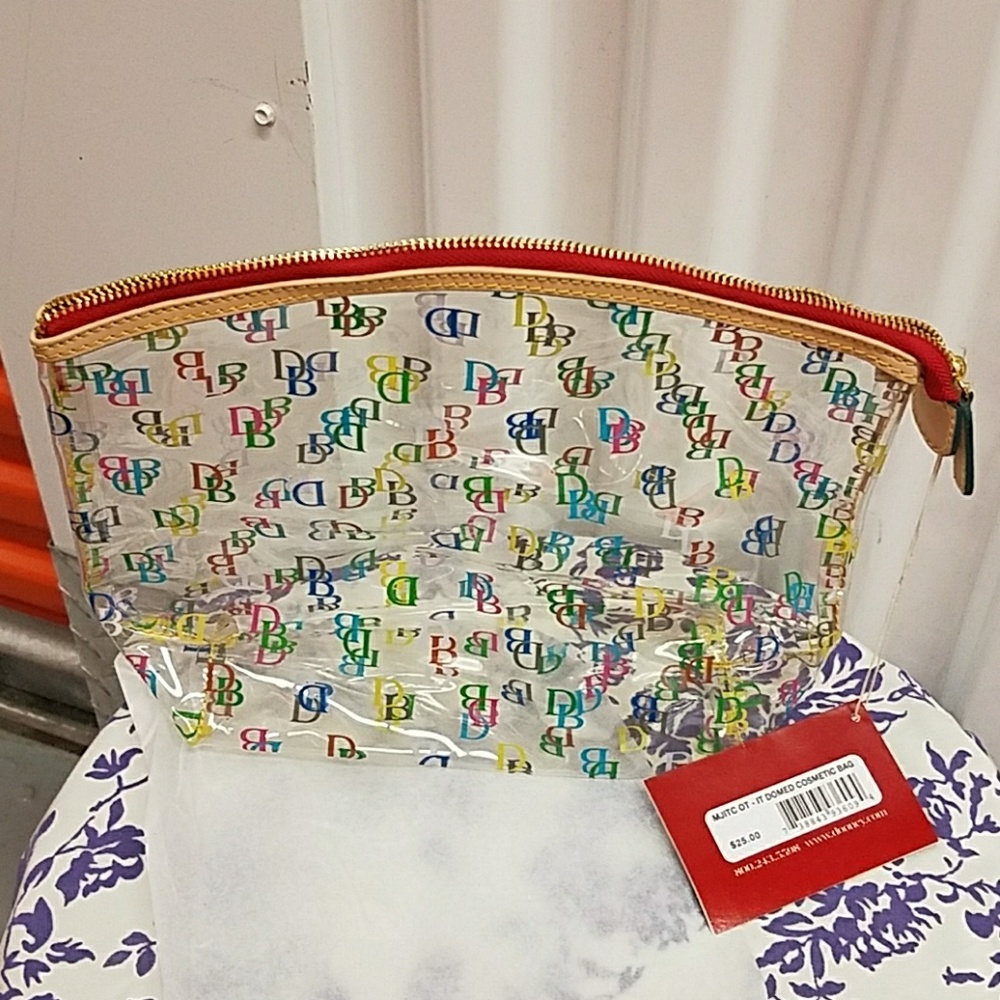 Dooney  & Bourke signature cosmetic bag